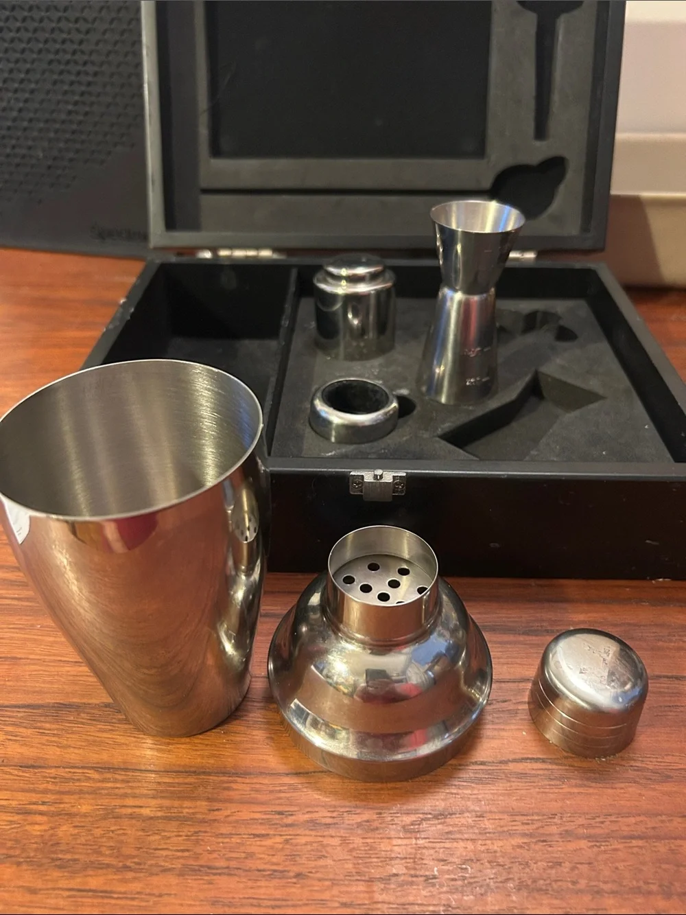 Stainless Steel Cocktail Shaker Set with Jigger